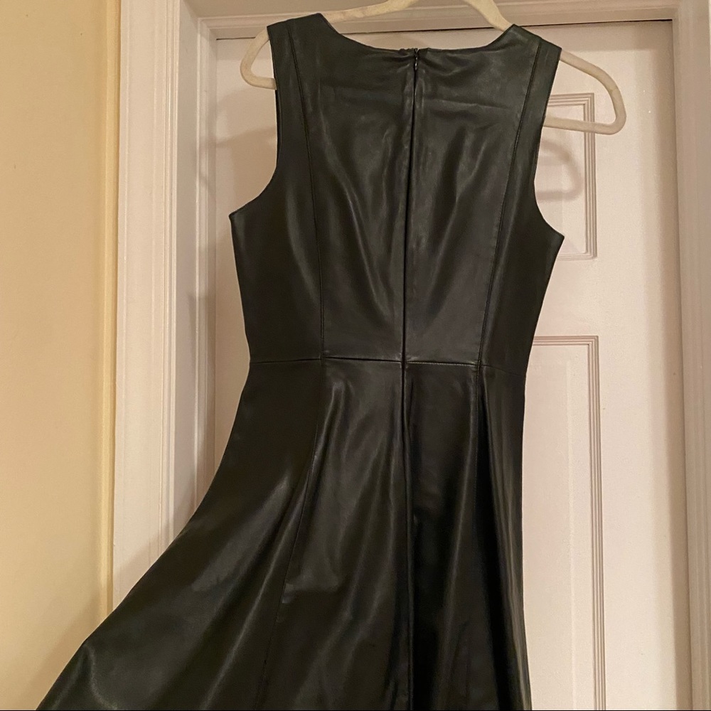 ‼️MOVING SALE - Must go - make an offer‼️ Super Trendy Black Vegan Leather Dress
